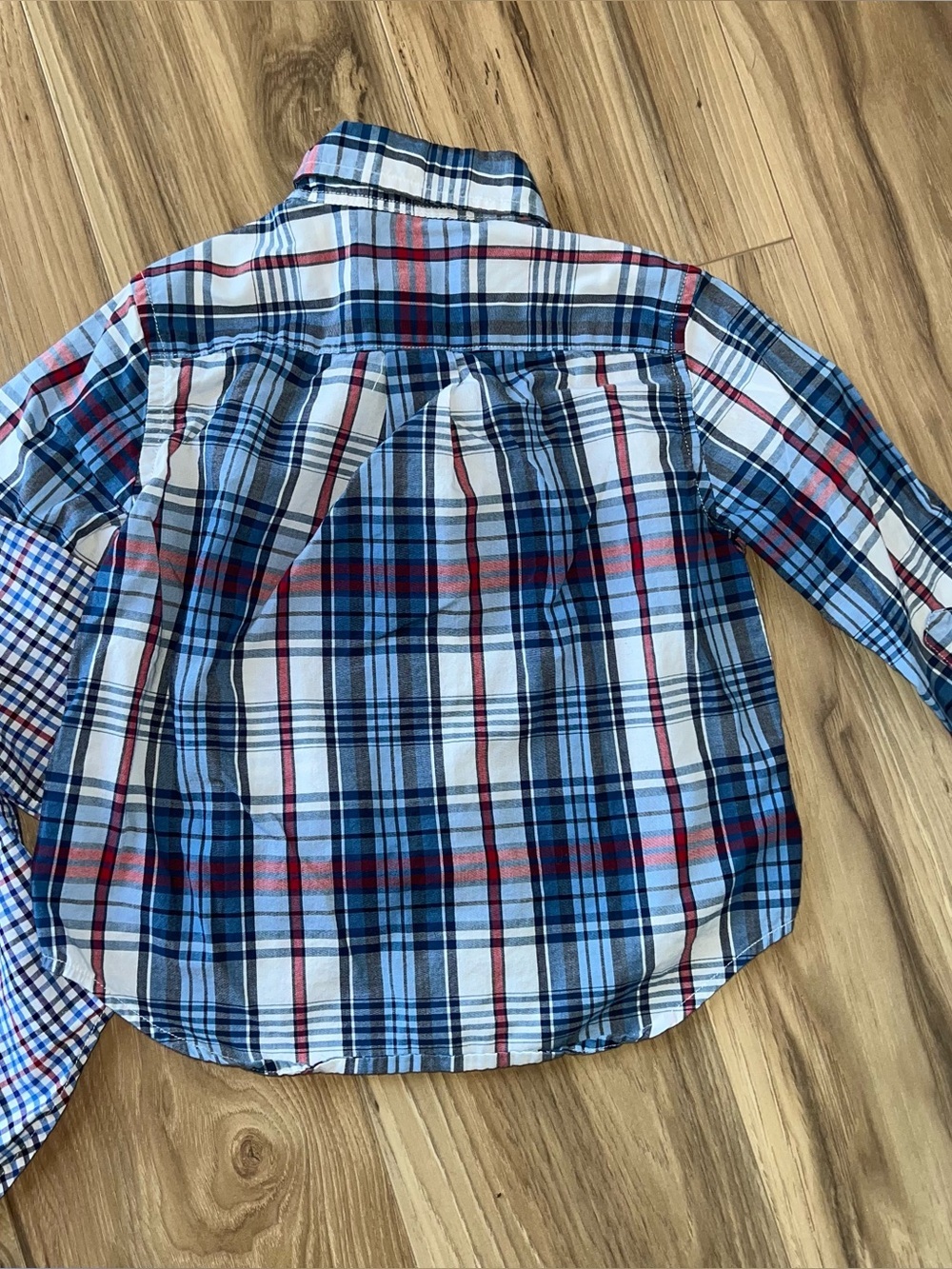 Ralph Lauren Toddler Boys Plaid Button Up Dress Shirt Bundle 2T Blue Pony Logo - Picture 4 of 9